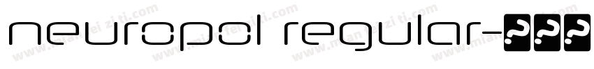 neuropol regular字体转换